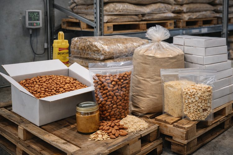 Illustrated placeholder for article titled Oxidation Control and Storage Planning for Almond Products